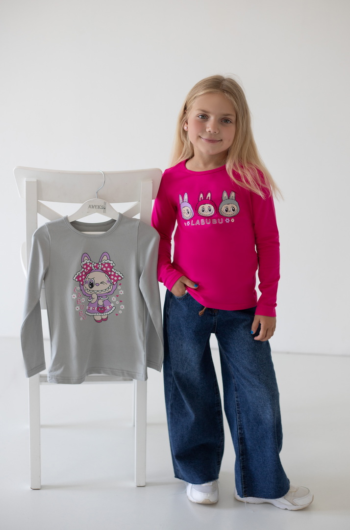 Комплект для дівчаток з 2-х футболок